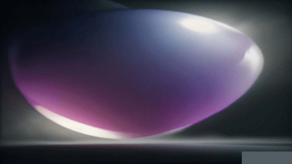 Moody 16:9 RCG gaming thumbnail of a glossy bioluminescent creature-egg crystal pod over chrome and teal smoke, no text or logos.