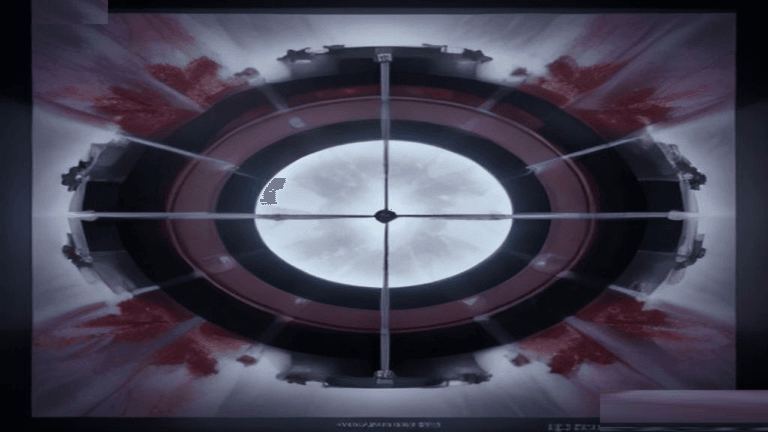 Moody 16:9 RCG gaming thumbnail of a chrome clock-hand between autumn leaf and winter crystal over neon smoke, no text or logos.