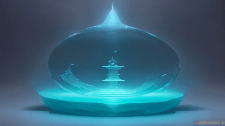 Moody 16:9 RCG gaming thumbnail of glowing rune star leapstones and twin chrome destiny stars over a misty mountain shrine gate with amber cyan smoke, no text or logos.