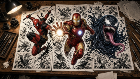 Marvel and Kadokawa Launch Five Manga in Japan, Adding Iron Man, Deadpool and Venom